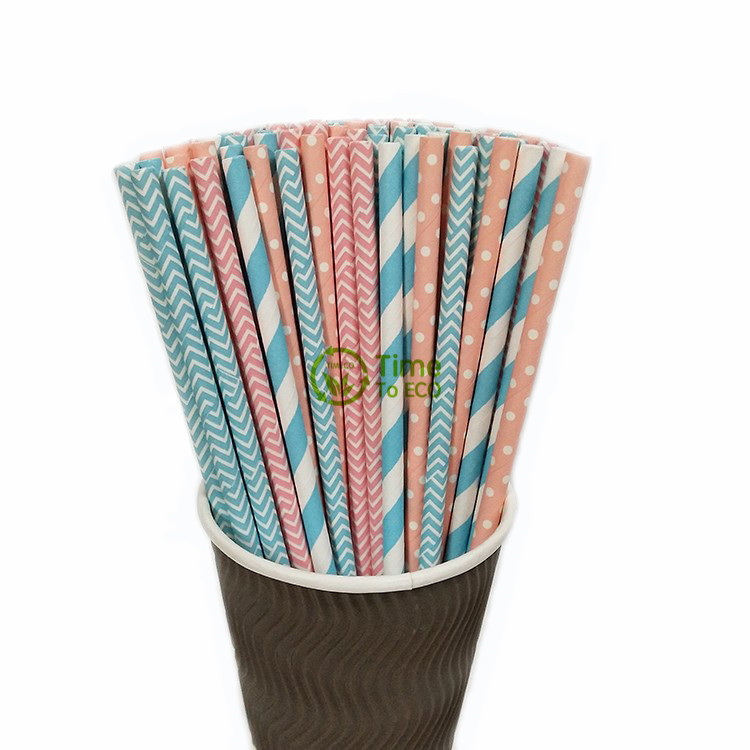 Disposable paper straws