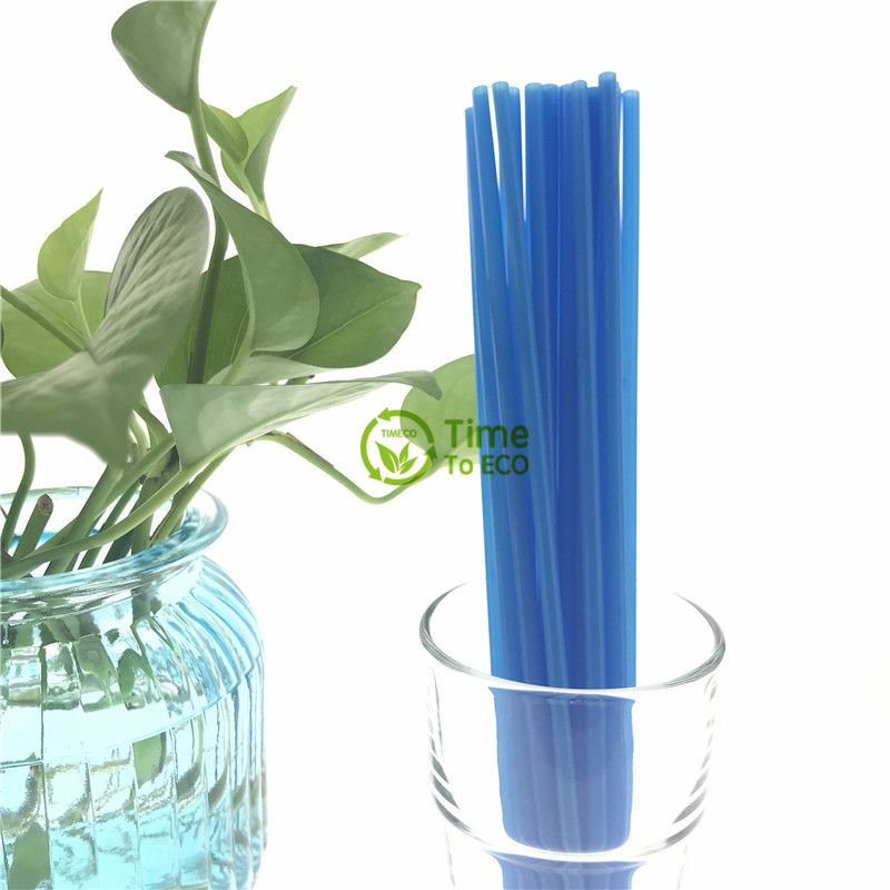 Blue PLA drinking straw