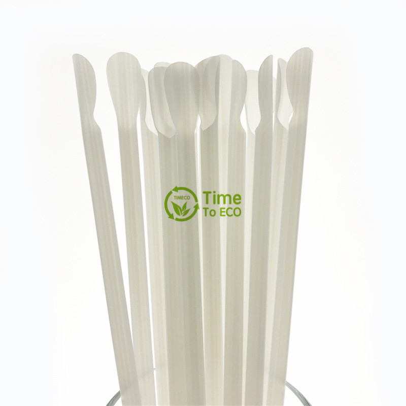 Eco-friendly 100% biodegradable pla spoon straw