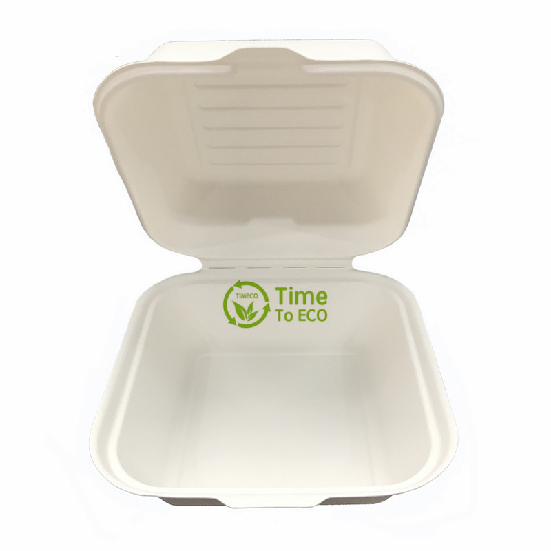 6 inch sugarcane bagasse hamburg box