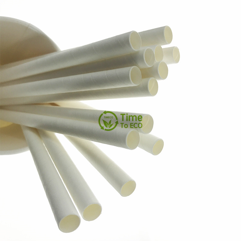 Plain color paper straws