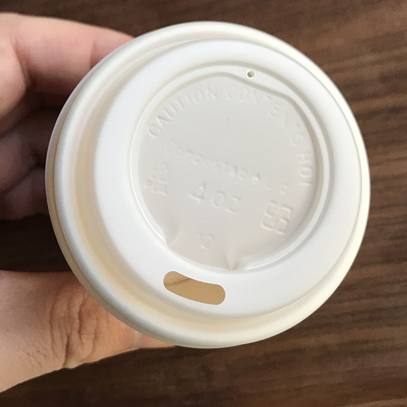 62mm Compostable CPLA Coffee Cup Lid