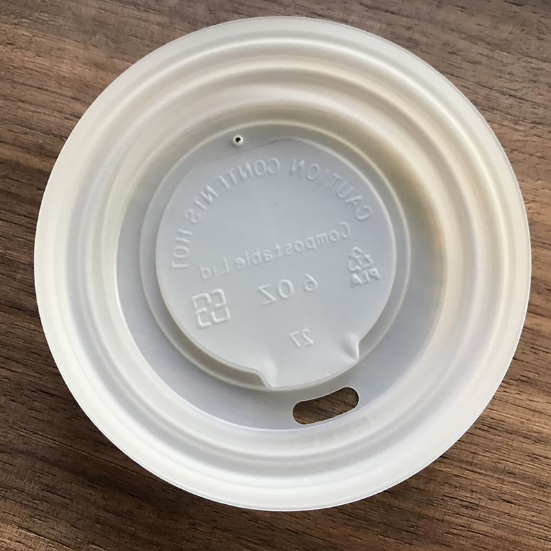73mm Compostable CPLA Coffee Cup Lid