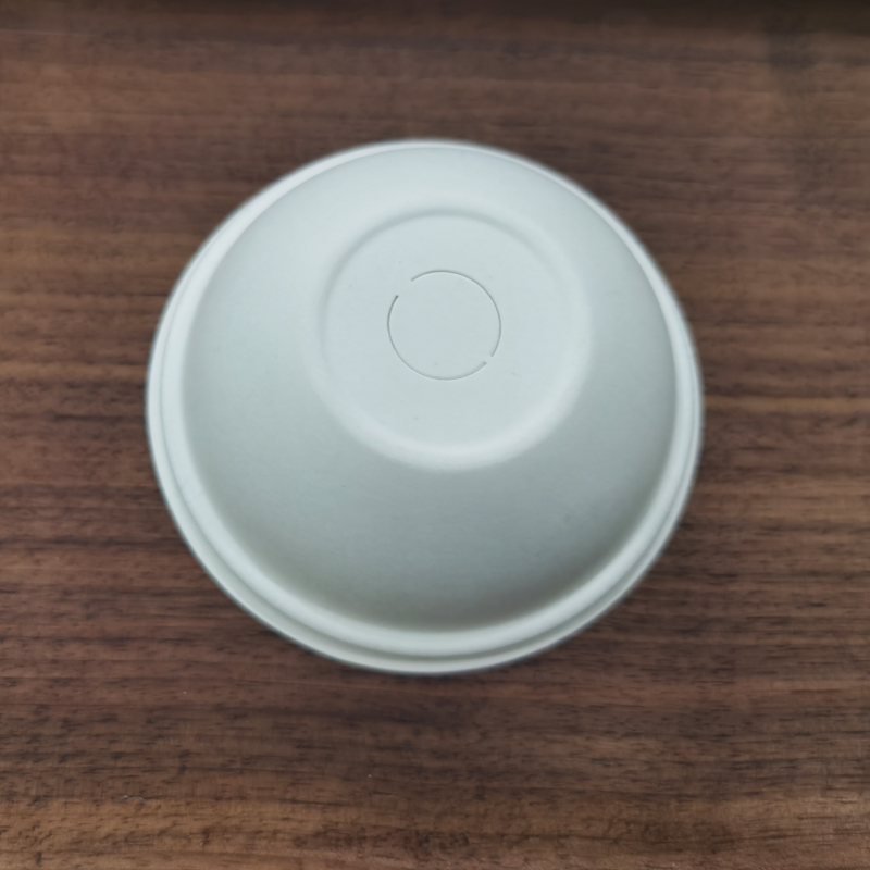 Molded Bagasse pulp cup dome lid